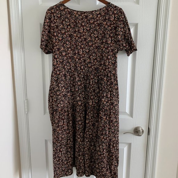Ava & Viv Women's Plus Floral Print Dress, Size X - Picture 7 of 11